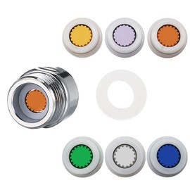 7PCS Shower Flow Reducer Limiter Set,Control Valves Shower Water Flow Restrictor for Water Saving Fixed Shower Head or Handheld Shower