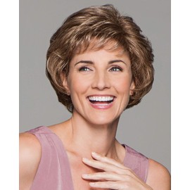 Eva Gabor Commitment Short Layered Wig, G20+ Wheat Mist by Hairuwear, COMMITG20+