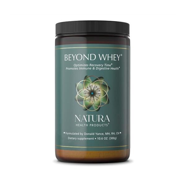 Natura Health Products - Beyond Whey Grass Fed Whey Protein Concentrate - GMO, Hormone, Gluten Free - Natural Maximum Recovery with Creatine, Magnesium, and Glutamine - 300 Grams (10.6 Ounces) Powder