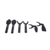 6pcs Intraoral Photographic Black Background Metal Dental Photo Backdrop Contrastor
