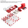 Safety Lockout Tagout Kit Lockset Fitting Tools Multifunctional Portable with