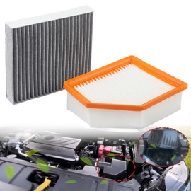 Engine Air Filter & Cabin Air Filter Combo Set Compatible With Nissan Vehicle Rogue 2021 2022 2023 2.5L 1.5L Replace# 16546-6RA0A 27277-6RC0A 165466RA0A 272776RC0A