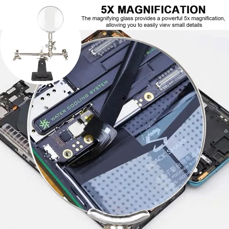 NOELAMOUR Stand Magnifying Glass Magnifying Glass Magnifier Tabletop Magnifier with