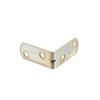 sourcing map Corner Brace, 40mm x 40mm Zinc Plated Joint