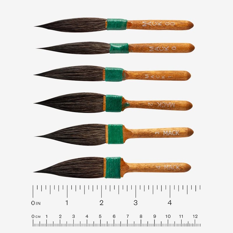 Mack : Series 30 Squirrel Hair Dagger Striping Brush :