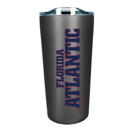 The Fanatic Group Florida Atlantic Double Walled Soft Touch Tumbler, Design-2 - Silver