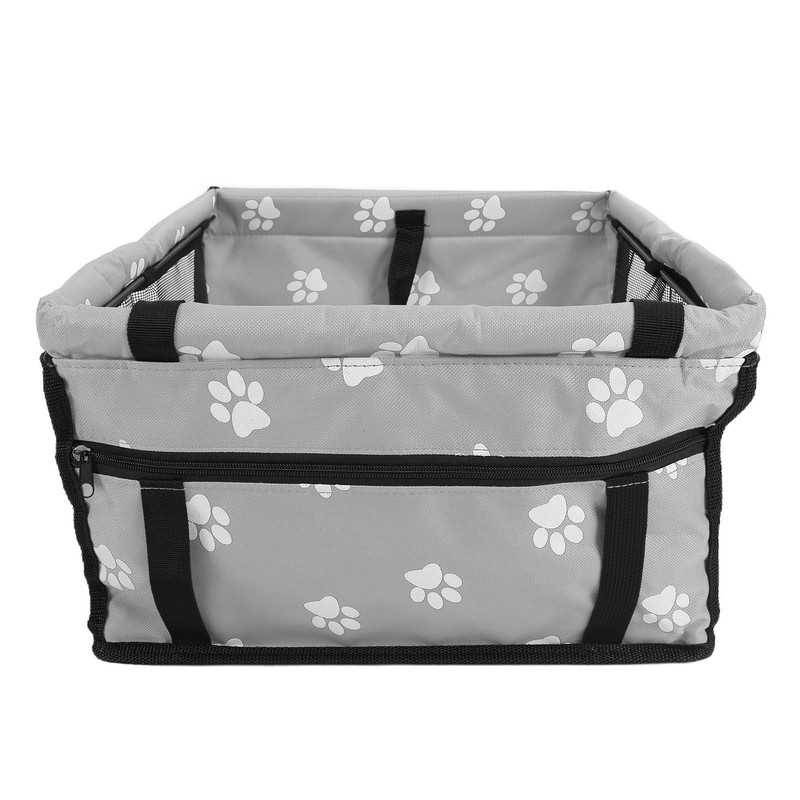 Bear Paw Pattern Pet Carrier Cage Washable Pet Car Travel