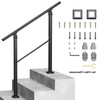 Xesi 3-4 Step Handrails for Outdoor Steps with Installation Kit