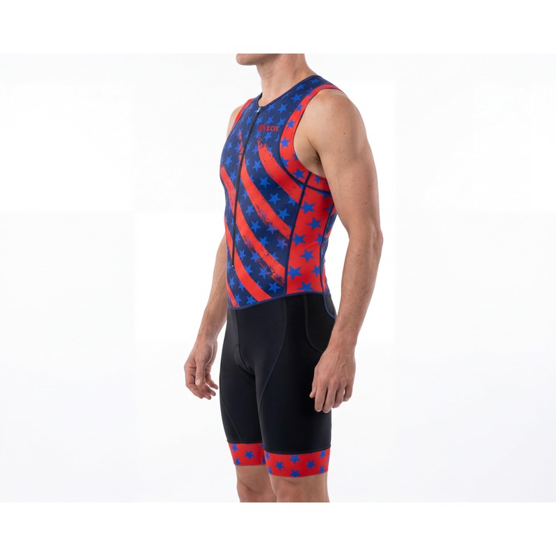 Wixen Men’s Triathlon Suit –Breathable & Padded Tri Suit for