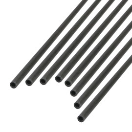 Ohamtes 8Pcs OD 3.5mm ID 2.5mm carbon fiber tube, hollow frosted tube length 200mm, used for kite, remote control aircraft, DIY article frame or support rod