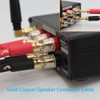 UCINNOVATE Banana Plug Coated 13 AWG Gold Plated Speaker Cable