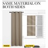 NICETOWN NICETOWN Window Curtain Panels, Thermal Insulated Solid Grommet Blackout