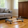 Furniture Dolly 18 X 30 Inches Hardwood With Swivel Casters
