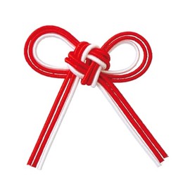 Tokyodo MH000507-003 Mizuki Leaf Knot Part #003 Aka, W 1.4 x D 0.08 x H 2.0 inches (3.5 x 0.2 x 5 cm), 1 Bag (4 Pieces)