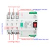 AC 400V 3P 63/80/100A Dual Power Automatic Transfer Toggle Switch(100A)