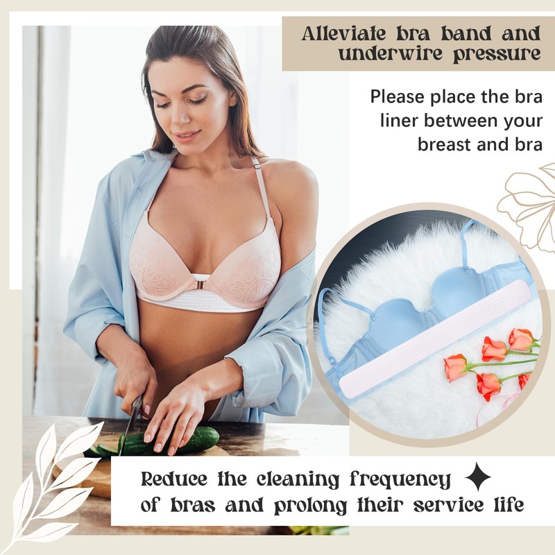 Toulite 10 Pcs 6 Layer Bra Liner Sweating, Cotton Sweat