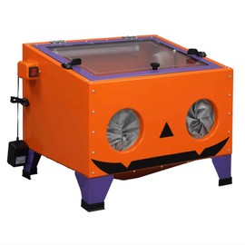 AutoForever 25 Gallon Bench Top Portable Sand Blaster Cabinet Kit 40-80PSI 5CFM Power Sand Blaster 15.75 x 11.6" Viewing Area Heavy Duty Steel Construction w/Spray Gun for Rust Removal, Stain, Paint