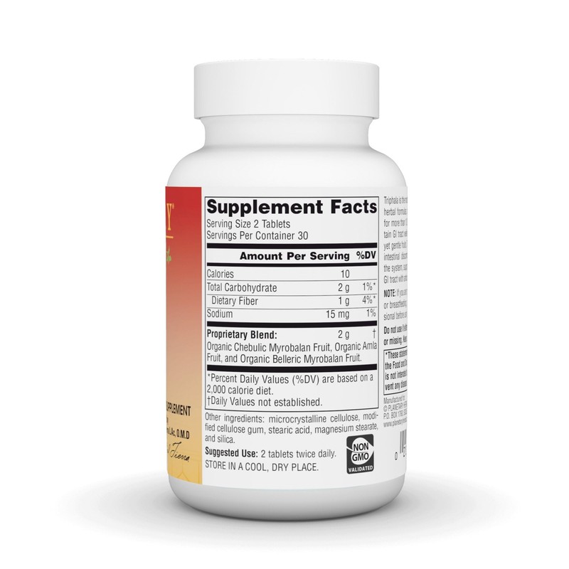 Planetary Ayurvedics Triphala 1000mg GI Tract Wellness & Cleanse -