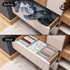 Drawer Organizer Clothes - 3 Set Multipurpose Dresser Drawer Organizer