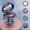 Mouth Guard Case Storage Box Good Sealing with Brush Mirror