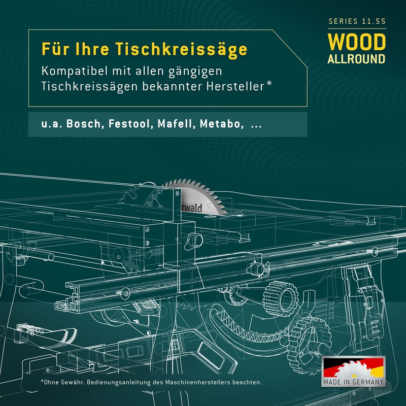 Bayerwald - HM Table Circular Saw Blade Diameter 254 mm