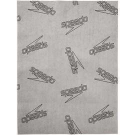Speedo SE62151 Stacked Microchamois Towel, Medium, Gray