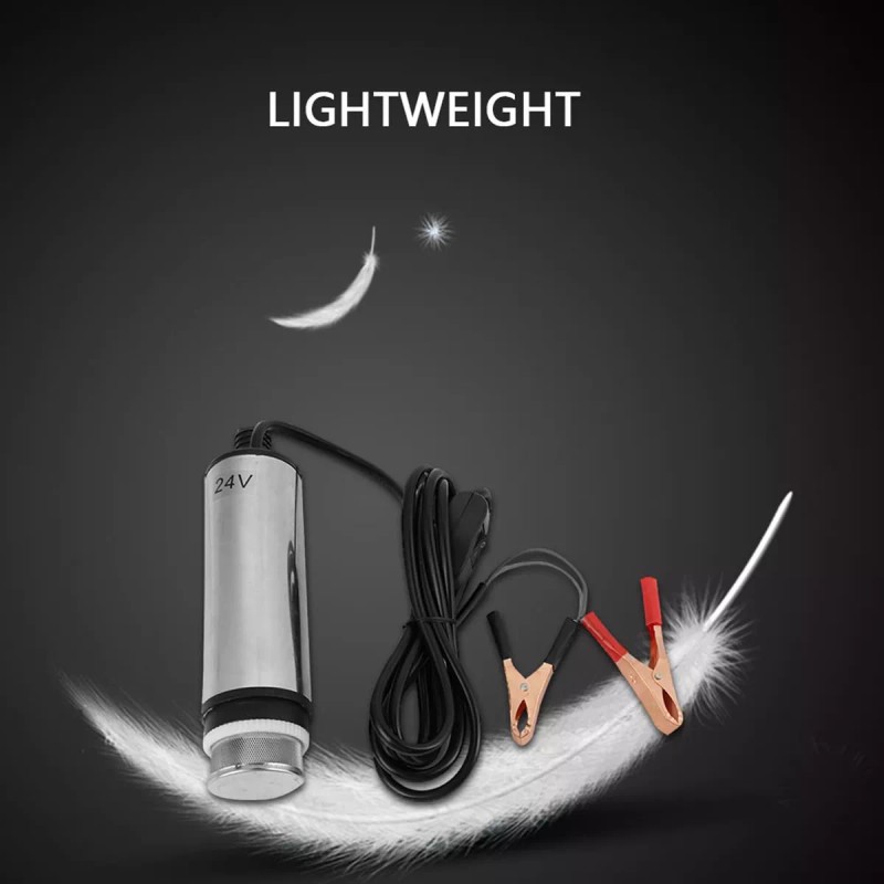 Generic Bomba De Líquido Dc 24v De Acero Inoxidable Sumergible