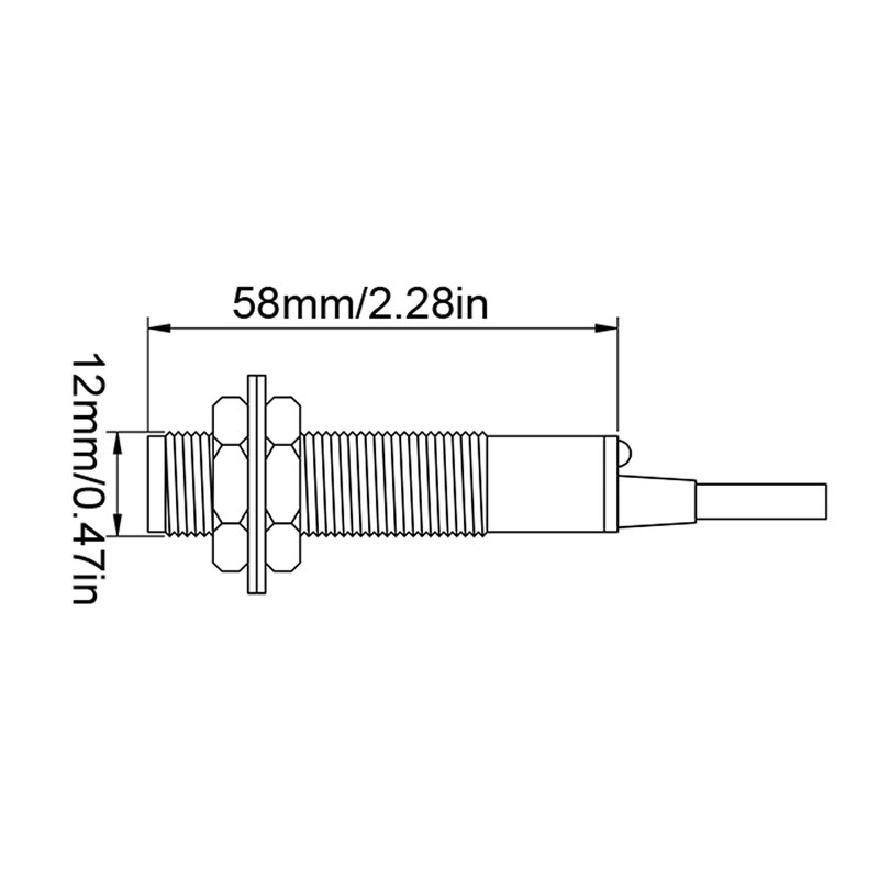 E3F-20C1 3mm Laser Beam Photoelectric Switch Trough-beam Infrared Sensors NPN