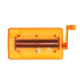 Desktop Micro Cross Cut Hand Shredder For Home Use Can Shred CDs DVDs Cards Cross Cut Dust Box Manual Shredder Portable Compact For Office School Office Use Electric (Orange)