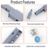 10 PCS Push to Open Door Catches, Soft Close Magnetic