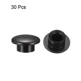 sourcing map 30pcs Tactile Push Button Switch Caps 3.1mm Hole Dia for 6x6mm Micro Tactile Switch Black