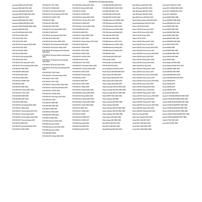 Tusk 520 Gold X-Ring Chain Master Link For YAMAHA RAPTOR