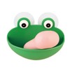 ZIRAN Frog Shaped Soap Dish Holder with Suction Cups Kitchen