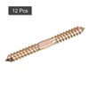 uxcell 10x100mm Hanger Bolts, 12pcs Double Ended Self-Tapping Thread Wood