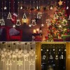 Xoxoxx Decorativa Luces Cortina De Luces Led Adornos Navidad Luces