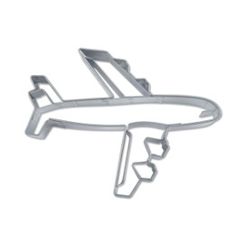 Staedter Embossing Plane Cookie Cutter, 7.5 cm, Stainless Steel Silver, 30 x 30 x 30 cm