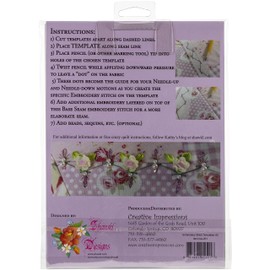 Creative Impressions KSS201 - Plantillas para bordar (5 unidades, 5 unidades)