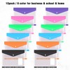 Colorlife Binder Pocket 12 Pack Plastic Envelopes Binder Folders 11