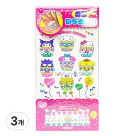 Sanrio Jewel Tattoo Sticker, random delivery, 3 pcs / 산리오 쥬얼 타투스티커, 랜덤발송, 3개