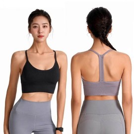 Women's Running Active Sports Cap Bra Tank Top 05.Navy/S(44)