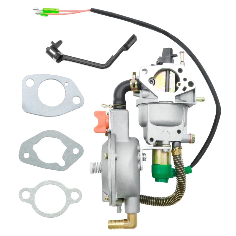 Anxingo Carburetor Kit, Dual Fuel LPG Carburetor, Replacement for Duromax
