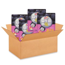 Konjac Jelly with Grape Flavor 9.87oz - Q Jelly Bifido Probiotic - Delicious and Nutritious Snack for Kids (Pack of 4)