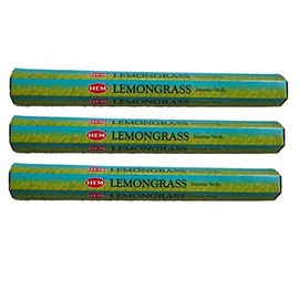 HEM (Hem): Incense Stick, Incense, Hexagonal Incense, Set of 3 (Lemongrass)