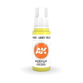 AK Interactive 3rd Gen Acrylic Laser Yellow 17ml