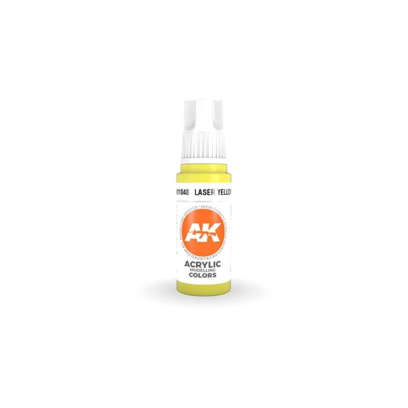 AK Interactive 3rd Gen Acrylic Laser Yellow 17ml