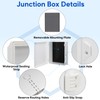 Outdoor Electrical Box Waterproof, IP67 ABS Plastic Electrical Enclosure Junction