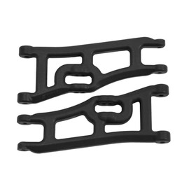 RPM 70662 Wide Front A-Arms, Traxxas E-Rustler and Stampede 2WD, Black