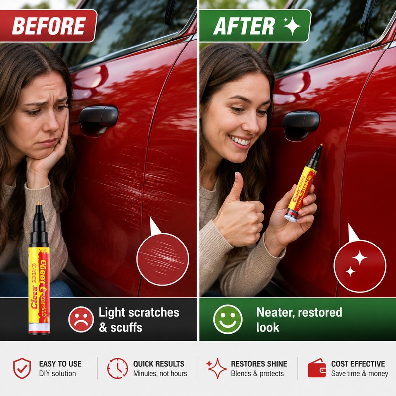 Car Scratch Remover Pen for Paint Touch-Ups – Easy DIY