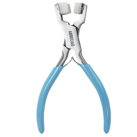 ABBECIAO Nylon Jaw Ring Bending Pliers for Jewelry Making Supplies Ring Bending Kit and Wrapping Metal Tool w/PVC Handles