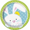 Unique Spring Bunny Easter Dessert Plates, 8ct